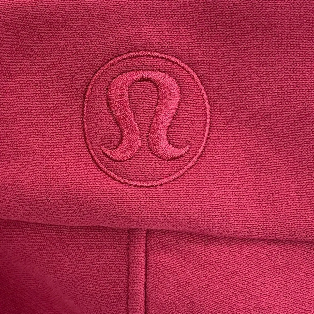 NWT Lululemon Scuba Oversized Half Zip Hoodie Size XS/S In Magenta Smoke/Gold